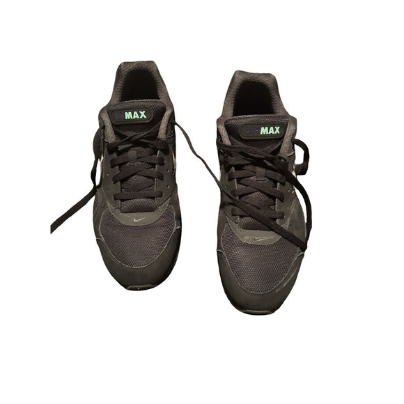 Nike Air Max IVO Black Metallic Silver 580518-005 Sneaker Men Leather